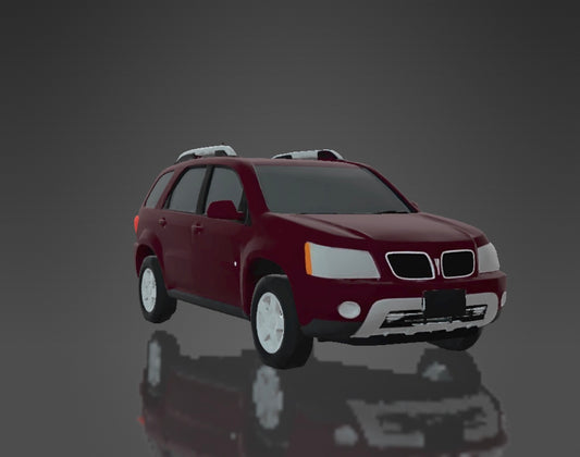 Pontiac Torrent 2009 - Modèle imprimé en 3D (échelle Hot Wheels)