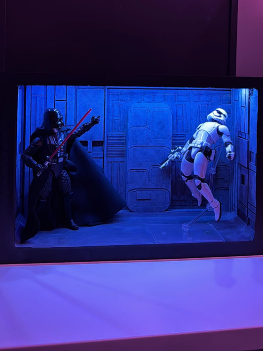 star wars 3d printed diorama 1/12