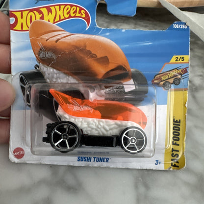 Hot Wheels Sushi Tuner Fast Foodie 2/5 Car 106/250 2024 Mattel Diecast Toy Car