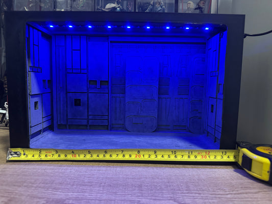 star wars 3d printed diorama 1/12