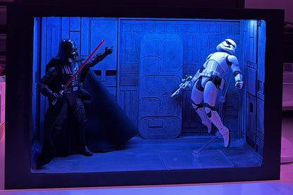 star wars 3d printed diorama 1/12