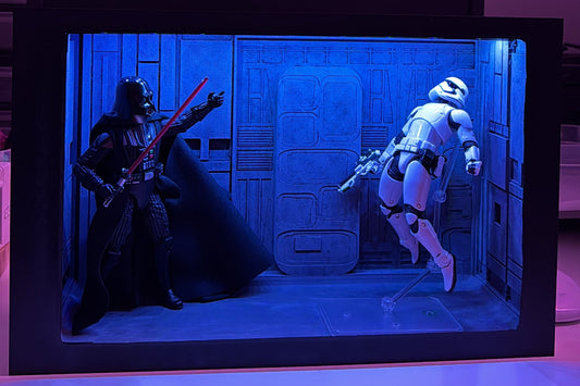star wars 3d printed diorama 1/12