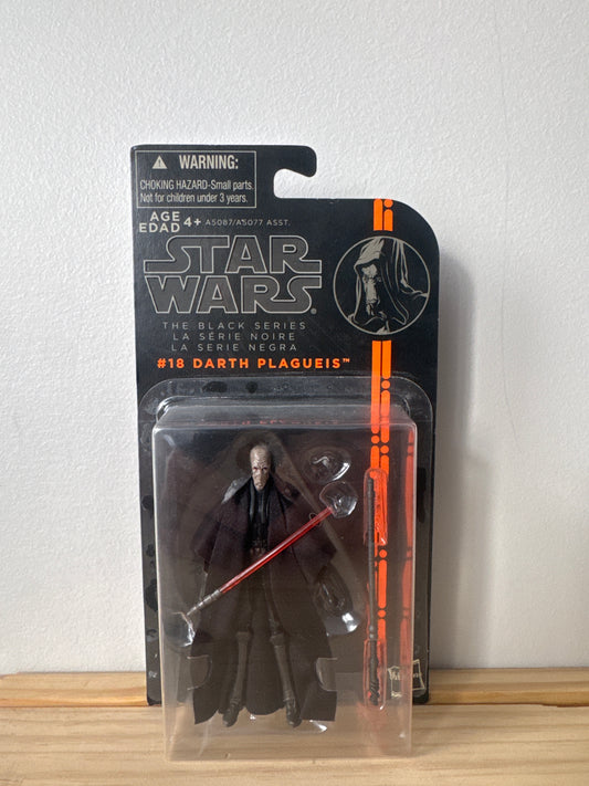 Star Wars Black Series #18 Darth Plagueis – Rare Sith Lord Figure – Hasbro– New Sealed