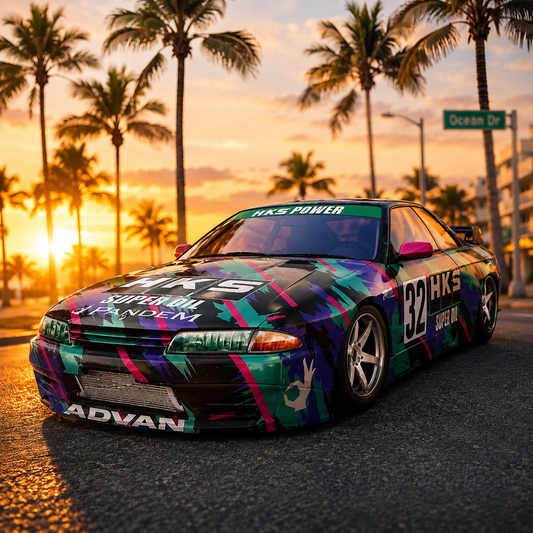 Hot Wheels Premium Boulevard #150 — Nissan Skyline GT-R (R32) Pandem HKS Livery