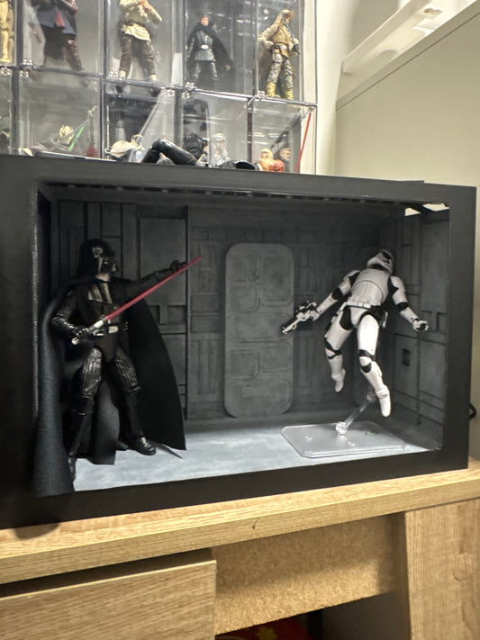 star wars 3d printed diorama 1/12