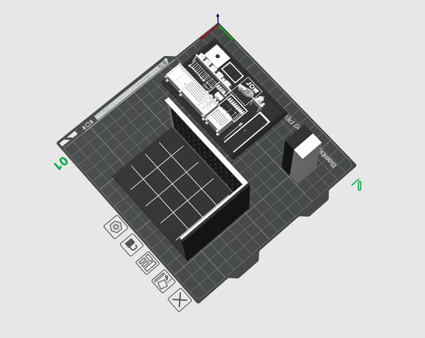 Garage Corner – Kit Découverte Couleur 3MF (1 Base + 1 Carte) 1:64