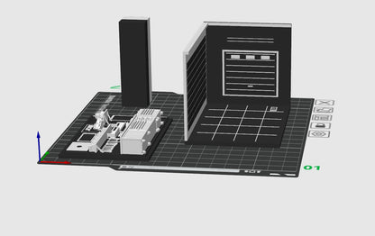 Garage Corner – Kit Découverte Couleur 3MF (1 Base + 1 Carte) 1:64