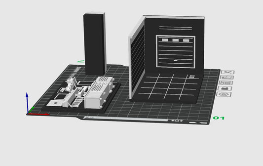 Garage Corner – Kit Découverte Couleur 3MF (1 Base + 1 Carte) 1:64