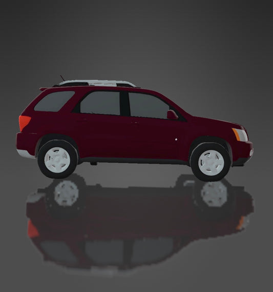 Pontiac Torrent 2009 - Modèle imprimé en 3D (échelle Hot Wheels)