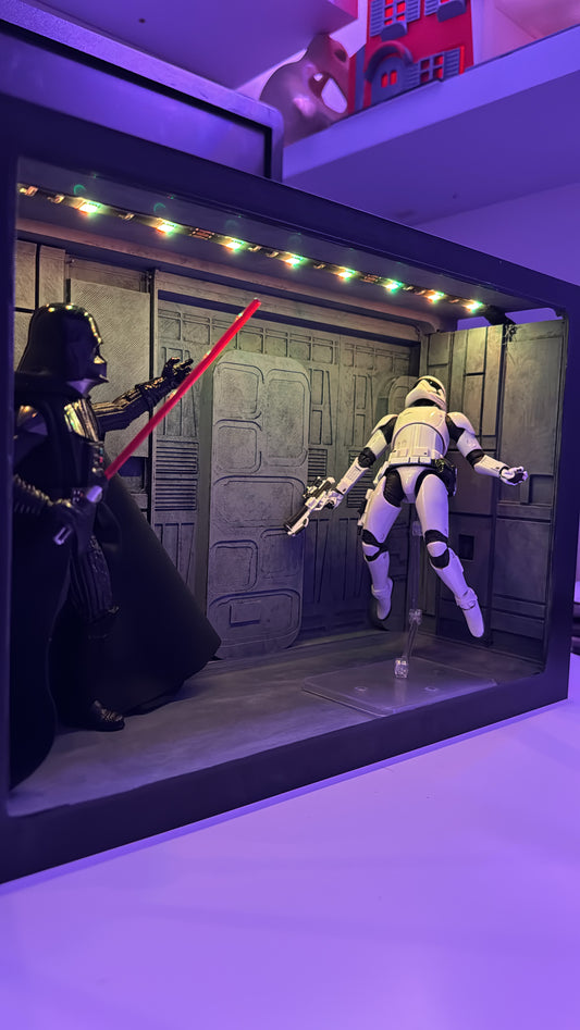 star wars 3d printed diorama 1/12