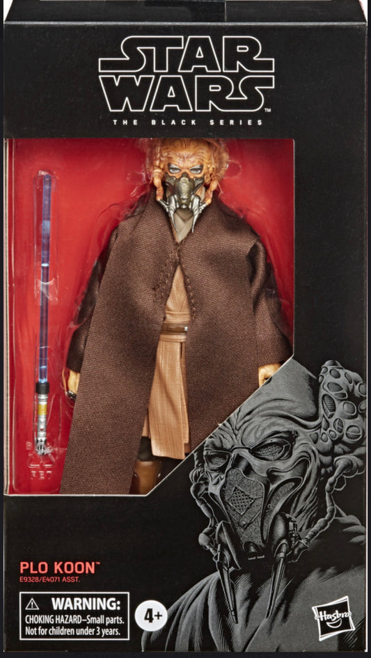 Star Wars Black Series Plo Koon 1/12 – Complete Open Box – Excellent Condition / Figurine complète boîte ouvert