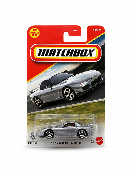 Matchbox 2002 Mazda RX-7 Spirit R — #45/125 — Édition 2020 — Scellée / Sealed