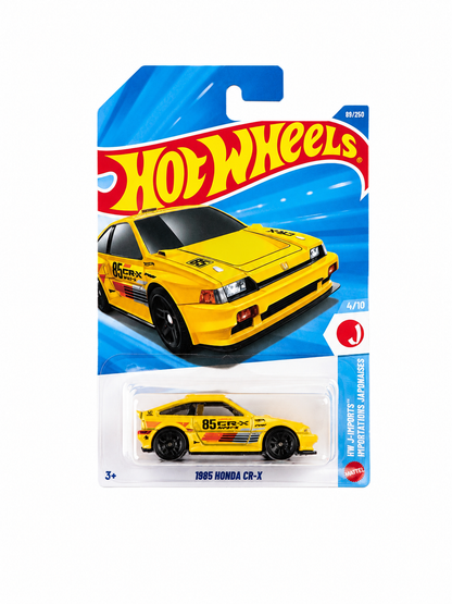 Hot Wheels — 1985 Honda CR-X Jaune #89/250 — HW J-Imports 4/10