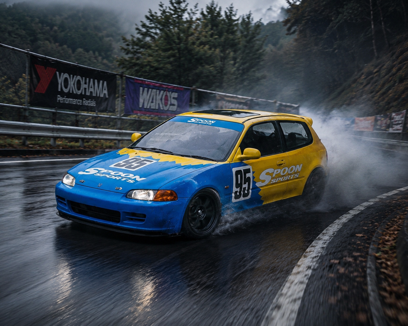 Hot Wheels Premium — Honda Civic EG Spoon Sports #1/5 — Real Riders