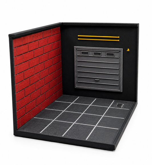 Garage Corner Base – Fichier STL Numérique 1:64
