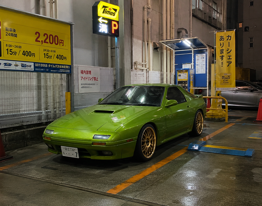 Hot Wheels '89 Mazda Savanna RX-7 FC3S — Lime Green | The 80's