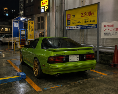 Hot Wheels '89 Mazda Savanna RX-7 FC3S — Lime Green | The 80's